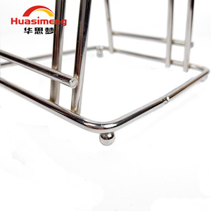 Huasimeng Stainless Steel Cutting Board Rack Round Multi Purpose <b>Kitchen</b> Countertop <b>Storage</b> With Hanging Feature - Product Image 4