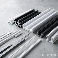 Accessoires de profilés de fenêtres et de portes en PVC/UPVC sur mesure, usine OEM, écologiques, durables, design moderne, pour cuisine, salle de bain, supermarché