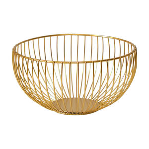 Corbeille à fruits créative en fer forgé, classique et portable, pour salon, plateau de rangement pour collations et bonbons, style tendance - Product Image 5