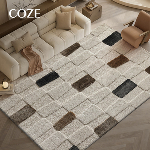 <span class=keywords><strong>Tapis</strong></span> moderne à motif brique, haut de gamme, tufté à la main, à boucles, écologique, <span class=keywords><strong>antidérapant</strong></span> et doux pour salon et <span class=keywords><strong>chambre</strong></span> à coucher - Product Image 3