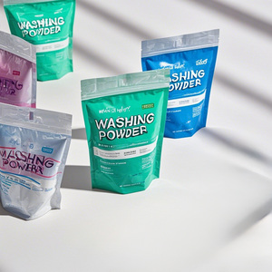 Kustom dicetak plastik mudah terurai 100g 1Kg 2kg tas kemasan bubuk deterjen cucian kantong bubuk cuci - Product Image 5