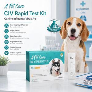 Kit de test antigénique du virus de la <span class=keywords><strong>grippe</strong></span> canine pour le dépistage des maladies respiratoires chez le chien - Product Image 1