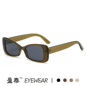 แว่นตา แว่นกันแดด UV400 กรอบพลาสติก แฟชั่นผู้หญิง สไตล์ - Product Image 3