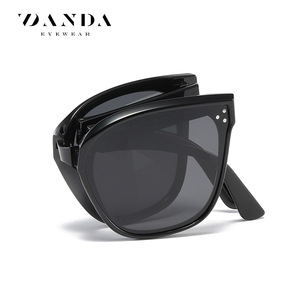 Sunglasses TR7501 UV400 Night Vision Polarized Unisex <b>Grey</b> <b>Frame</b> TAC Lens Sun Protection Travel Driving Fashion - Product Image 3