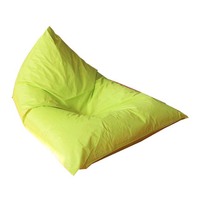 Fauteuil pouf triangulaire moderne en tissu 2025 pour adultes, canapé inclinable pour usage extérieur