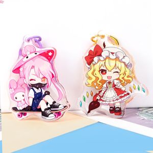 พวงกุญแจอะคริลิคพิมพ์ลายตามสั่ง QQ Wholesale พวงกุญแจอะคริลิคการ์ตูนอนิเมะ พวงกุญแจอะคริลิคใสเคลือบอีพ็อกซี่ - Product Image 5