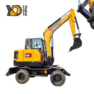 Excavadora de Ruedas SANY de 65W de Alta Calidad, Nueva, con Motor Kubota y Certificación EPA - Product Image 2