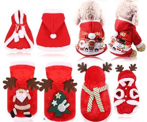 Costume de noël pour petit <span class=keywords><strong>chien</strong></span>, animal de compagnie, rembourré en coton, petit et grand, tendance, amusant, automne et hiver - Product Image 1
