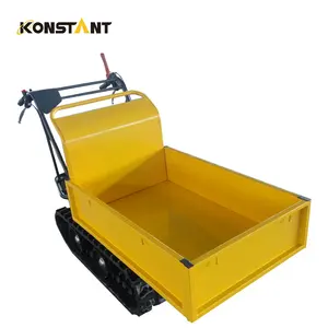 Cheap preis doppel trichter design landwirtschaft benzin lkw gummi track mini dumper crawler