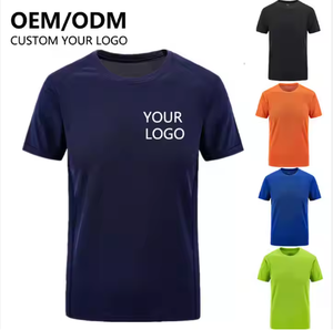 Dropshipping, camiseta lisa para hombre, camiseta de poliéster, camisetas rápidas, logotipo de impresión por sublimación personalizada, camisetas deportivas de gimnasio Unisex para hombre - Product Image 3