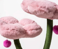 Arbre à chat coloré et grand format avec hamac floral, poteaux en sisal et peluche de qualité supérieure – Mobilier pour chat