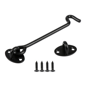 JINNATE Stainless Steel Window Hook JNT-60 Black And Silver Door Window Hardware Eye Slip Hook For Home Use - Product Image 5