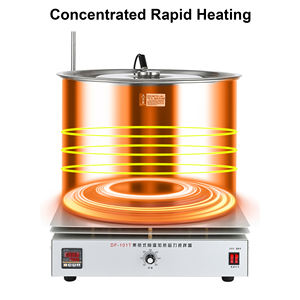 Agitador Magnético de Gran Capacidad, Mezclador Eléctrico de Temperatura Constante para Laboratorio, Reactor de Vacío de Acero Inoxidable y Agitador - Product Image 6