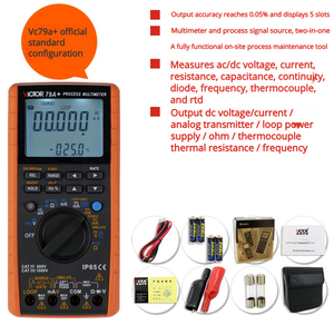 Shengli VC77 כייל תהליכים, רב-מטר דיוק גבוה למדידת אותות מתח וזרם פלט ממקורות אותות - Product Image 5