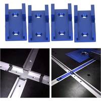 Kit de 4 serre-joints en T en alliage d'aluminium YANJIN de 80 mm pour profilés en aluminium, produits métalliques pour la maison et le bureau