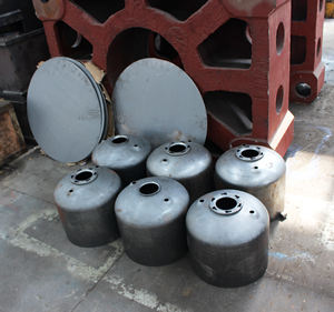 500ตันถังน้ำแผงทำให้ปลายจานปกขึ้นรูปเครื่องกดไฮโดรลิค - Product Image 5