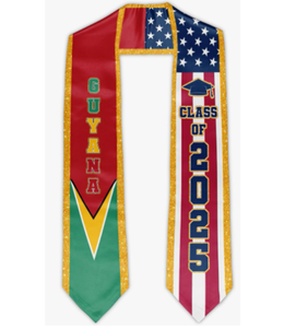 Cuba y American Graduation Stole 2025 Unisex Graduation <span class=keywords><strong>Sash</strong></span> Clase de 2025 Graduate Honor Stoles Gift - Product Image 6