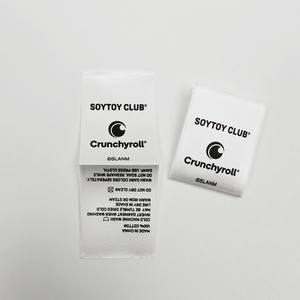Custom Organic Cotton Woven Eco-Friendly Wash <b>Labels</b> for Apparel Bags & <b>Shoes</b> - Product Image 1