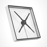 4 Pales 3d Hologramme Led Screen 3d Fan 50 56 65 Holographic Fans With Protective Cover
