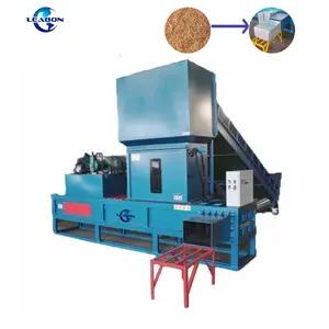 High Efficiency Horizontal Press Bagging Machine Rice Husk Packaging Baler Hay Compress Bagging Machine