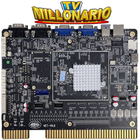 Carte de jeu PCB HET TV Millonario Skill Game à écran simple ou double, à monnayeur, pour machine de divertissement d'arcade (version espagnole)