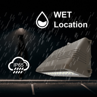 Paquete de pared LED impermeable IP65 de alta eficiencia, accesorio de corte completo para exteriores, Sensor de fotocélula, instalación de montaje en pared para jardín