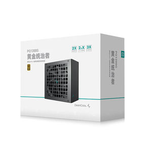 Fuente de Alimentación Deepcool PQ1200G PCIe 5.1 ATX 3.1, Nueva, 1200W, 80+/Cybenetics Gold, para PC de Juegos, PQ1200G - Product Image 1