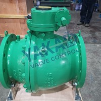 Vanne à bille en acier inoxydable DN50 pneumatique avec revêtement céramique pour gaz ISO 9001 ASTM A276 316 Graphite