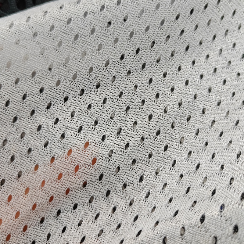 100% Polyester Functional Knitted Sport Mesh Fabric Premium Sportswear Material