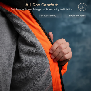 Áo khoác an toàn phản quang đa năng mùa đông cho nam, dùng cho công việc giao thông đường bộ - Product Image 5