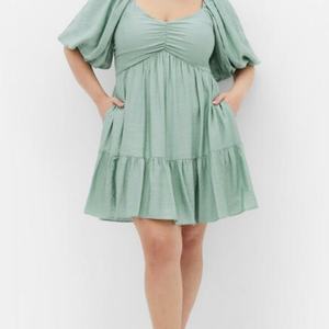 ชุดเดรสแฟชั่นฤดูร้อนแบบเปิดไหล่สำหรับผู้หญิงไซส์พลัส ดีไซน์หรูหรา ทรงเข้ารูป แต่งระบาย ผ้าพันรัดรูป สไตล์ลำลอง - Product Image 2