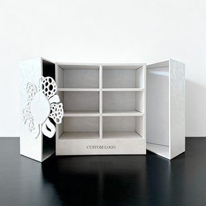 Caja de Regalo Ecológica y Elegante Personalizada <span class=keywords><strong>para</strong></span> Joyería, Cosméticos, Recuerdos, Cuidado de la Piel, con Doble Puerta y Diseño de Libro - Product Image 3