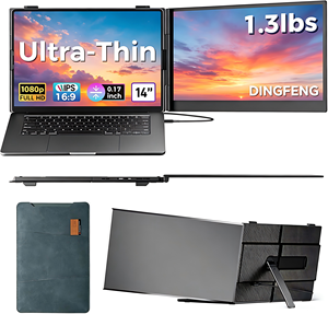 El Mejor Extensor de Monitor Portátil de 14 Pulgadas, Pantalla Dual, Extensor de Pantalla de Computadora para Laptop, Amplia Compatibilidad, Pantalla Portátil USB-C - Product Image 1