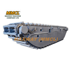 รถขุดสะเทินน้ำสะเทินบก ไฮดรอลิกแบบยืดหดได้ รุ่น MAX300PU-E ยี่ห้อ <span class=keywords><strong>MAXWAY</strong></span> น้ำหนัก 27-35 ตัน แรงลอยตัว 44 ตัน เครื่องยนต์ DOOSAN - Product Image 1