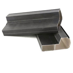 תצוגת LED פרסום מסך 9045 ימני זווית מסגרת אלומיניום פרופיל שחור מט 9025 מסגרת דו צדדי מסך מסגרת - Product Image 1