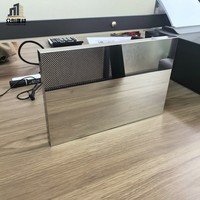Panneaux muraux en aluminium alvéolé de qualité supérieure, revêtement PVDF, 10 mm, ignifuges, imperméables, pour hôtels, bureaux, salles d'exposition