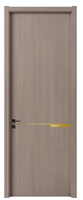 Porte intérieure moderne en panneau mélaminé de qualité supérieure, résistante à l'humidité, ignifuge, étanche, style pousser-tirer, pour bureau et maison