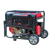 Générateur à essence Stanford 5KW, moteur 420CC, système de démarrage par lanceur, AVR ATS en option, portable, AC 50Hz pour la sauvegarde d'urgence