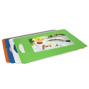 Cheap kitchen cutting tools 23x32.8cm plastic chopping board thick vegetable cutting board for kitchen tables outside