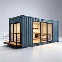 Maisons conteneurs écologiques modulaires préfabriquées, bonne isolation, mobiles, réutilisables pour parc, ferme, extérieur