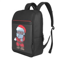 Mochila LED dinámica con pantalla 3D, colorida, promoción