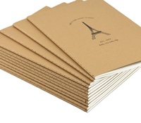 Cahiers d'exercices pour étudiants en gros, impression personnalisée, cahiers scolaires, couverture en papier kraft, papeterie, cahier
