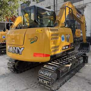 SANY SY75C1 Excavatrice d'occasion en bon état 6-9Ton sur chenilles Prix bon marché Peu de temps d'utilisation Caractéristiques Composants du noyau de la pompe à moteur - Product Image 2