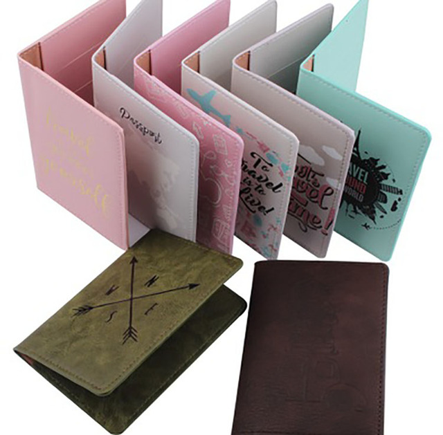 Wholesale Custom Fasion PU Passport Holders Luxury Leather Travel Passport Cover