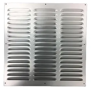 Customize size aluminum ventilation grille 9x6 inch anodized air grille duct for sale