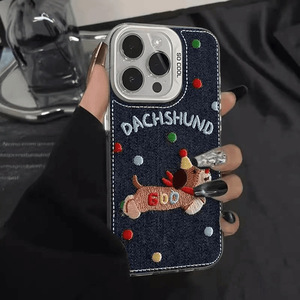 Ốp điện thoại di động <span class=keywords><strong>Apple</strong></span> iPhone 14 cao cấp, thiết kế sang trọng hình chú chó con, chất liệu TPU, bảo vệ chắc chắn, dòng Advanced Sense 13 12 11, dành cho 15PROMAX - Product Image 6