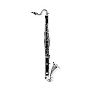 Hochwertige Bassklarinette mit Bakelit-Korpus und Vernickelung in Low <span class=keywords><strong>E</strong></span> - Product Image 1