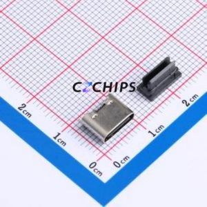 TYPEC-251Y-ARP6L65 USB Connector SMD Connector ( Connector Type: Type-C )( Gender: Female )( Mounting Type: Vertical Mount ) - Product Image 1