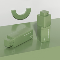 Bouteille de pompe sans air de luxe soins de la peau distributeur de dentifrice sous vide recyclable emballage de cosmétiques 15ml 30ml 50ml