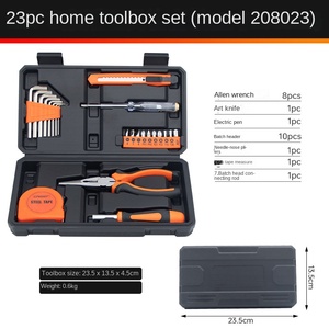 Hộp công cụ nhỏ 23 mảnh đặc biệt xuyên biên giới đặt hộp cứng tay vận hành tuốc nơ vít đa chức năng để bảo trì nhà OEM - Product Image 2